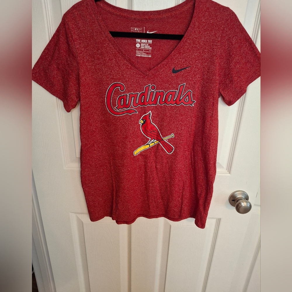 Nike St. Louis Cardinals V-neck t-shirt.